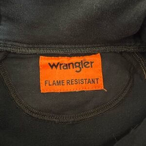 Wrangler Black Flame Resistant Work Shirt